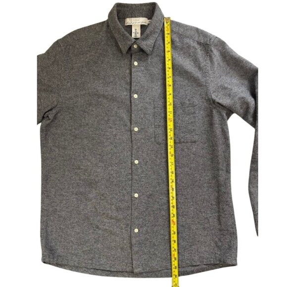 Men's Gray Casual Button Down Shirt - Picture 5 of 8